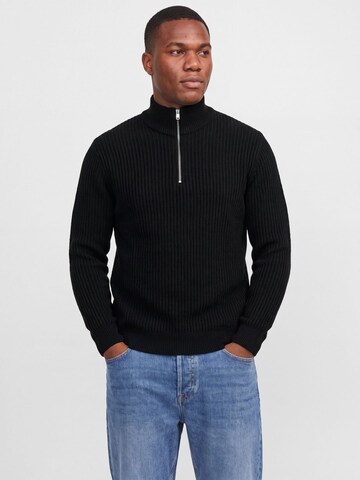 Jack & Jones Plus Pullover 'JJSage' i sort: forside