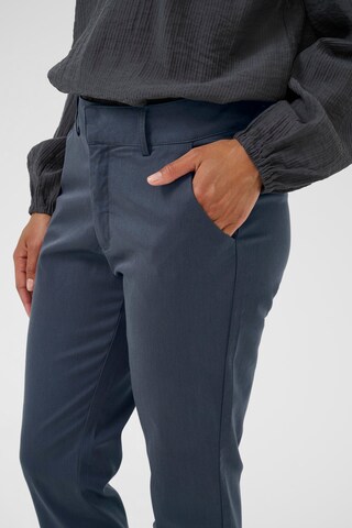 Kaffe Slimfit Hose in Schwarz