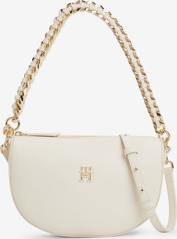 TOMMY HILFIGER Schoudertas in Beige: voorkant