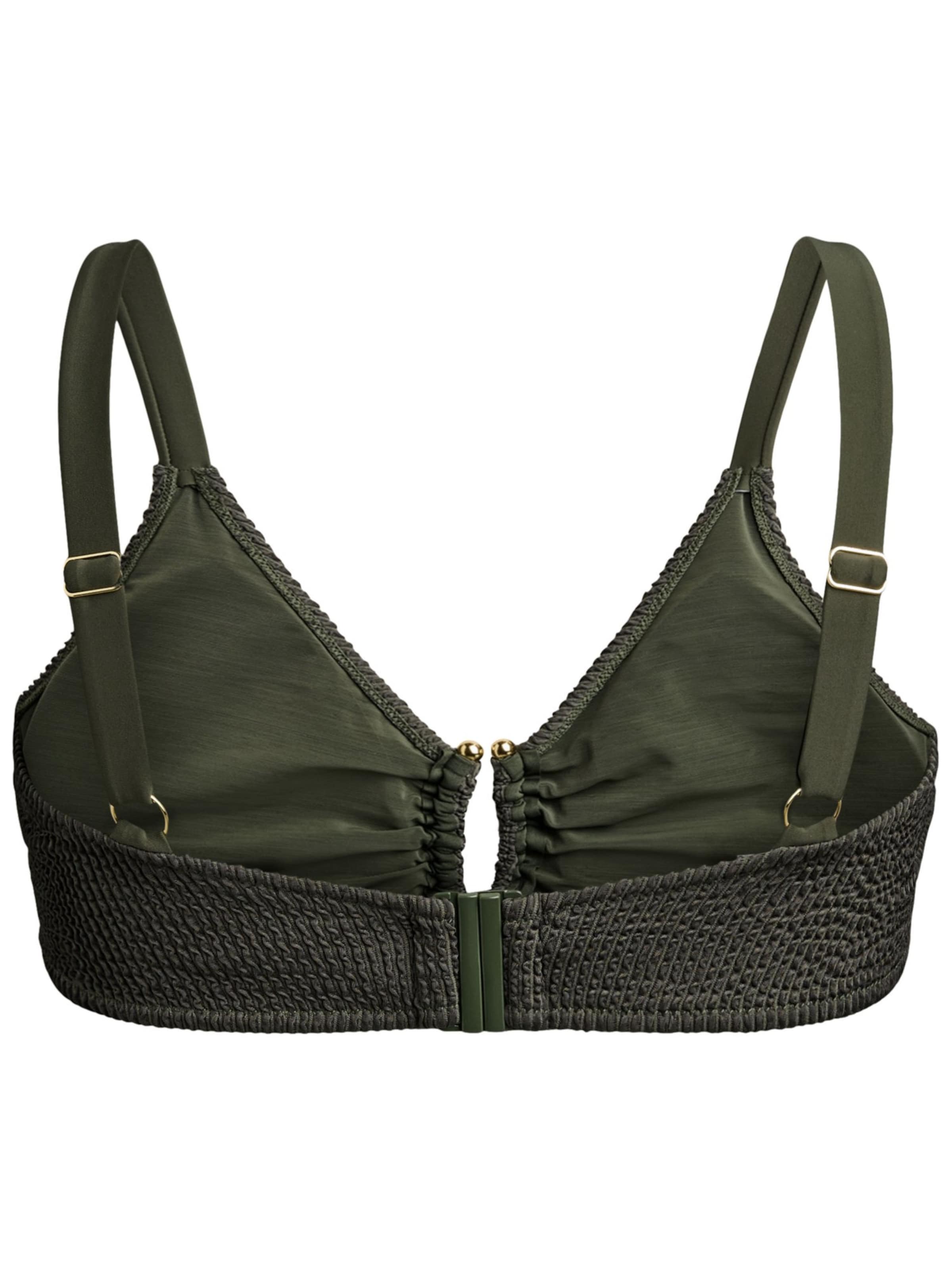 Swim by Zizzi T-shirt Bikinioverdel 'Slina' i grøn