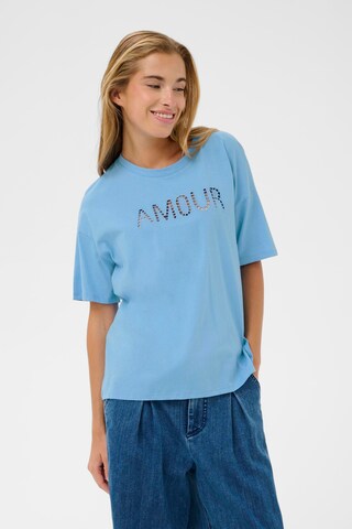 T-shirt 'KALuna' Kaffe en bleu : devant