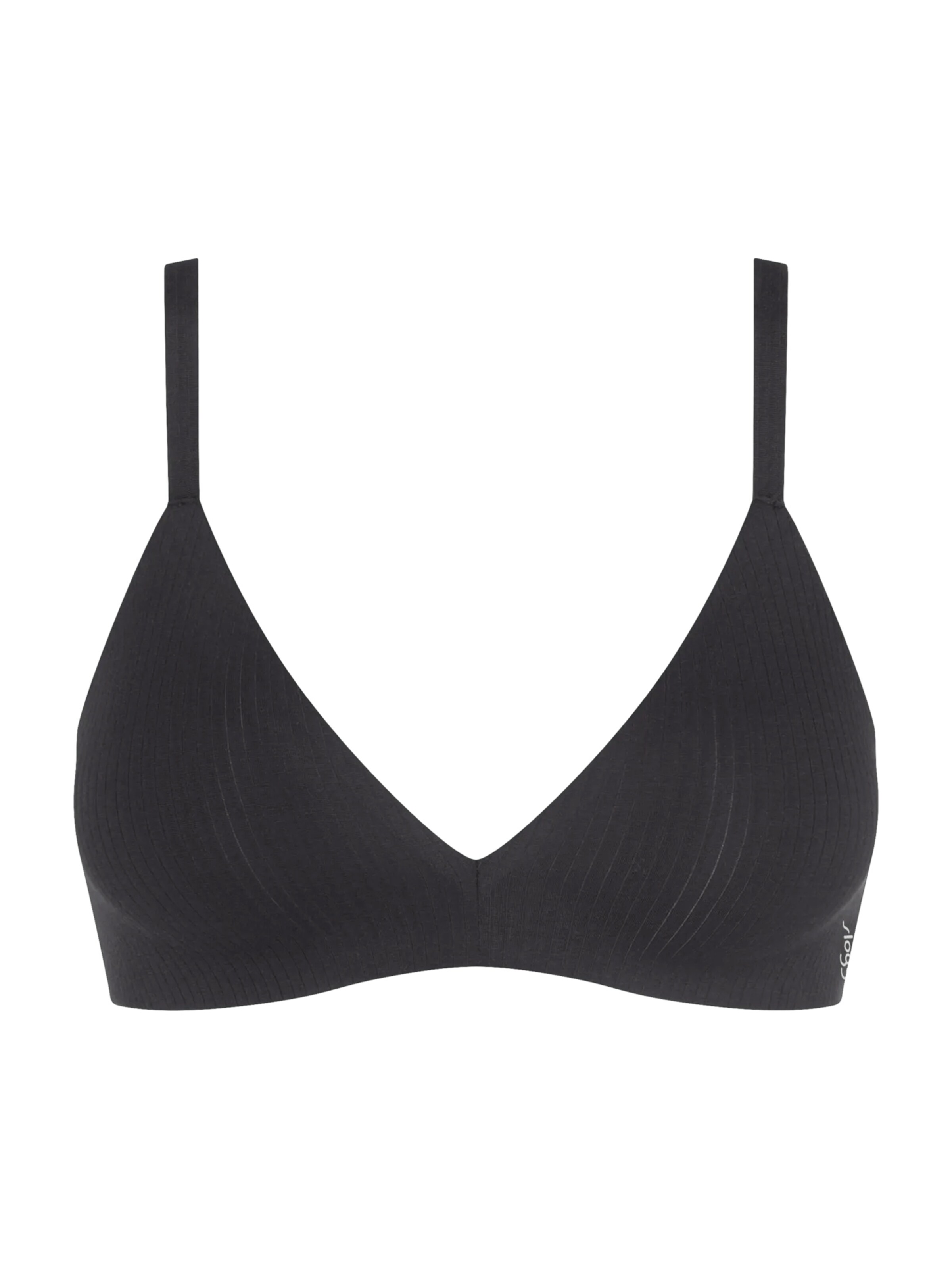 SLOGGI Bra 'ZERO Feel Pure' in Black: front