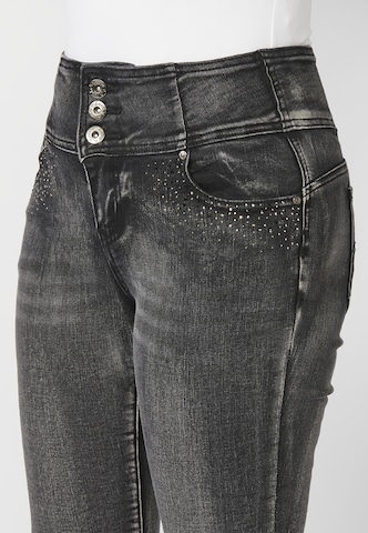 KOROSHI Flared Jeans in Grau
