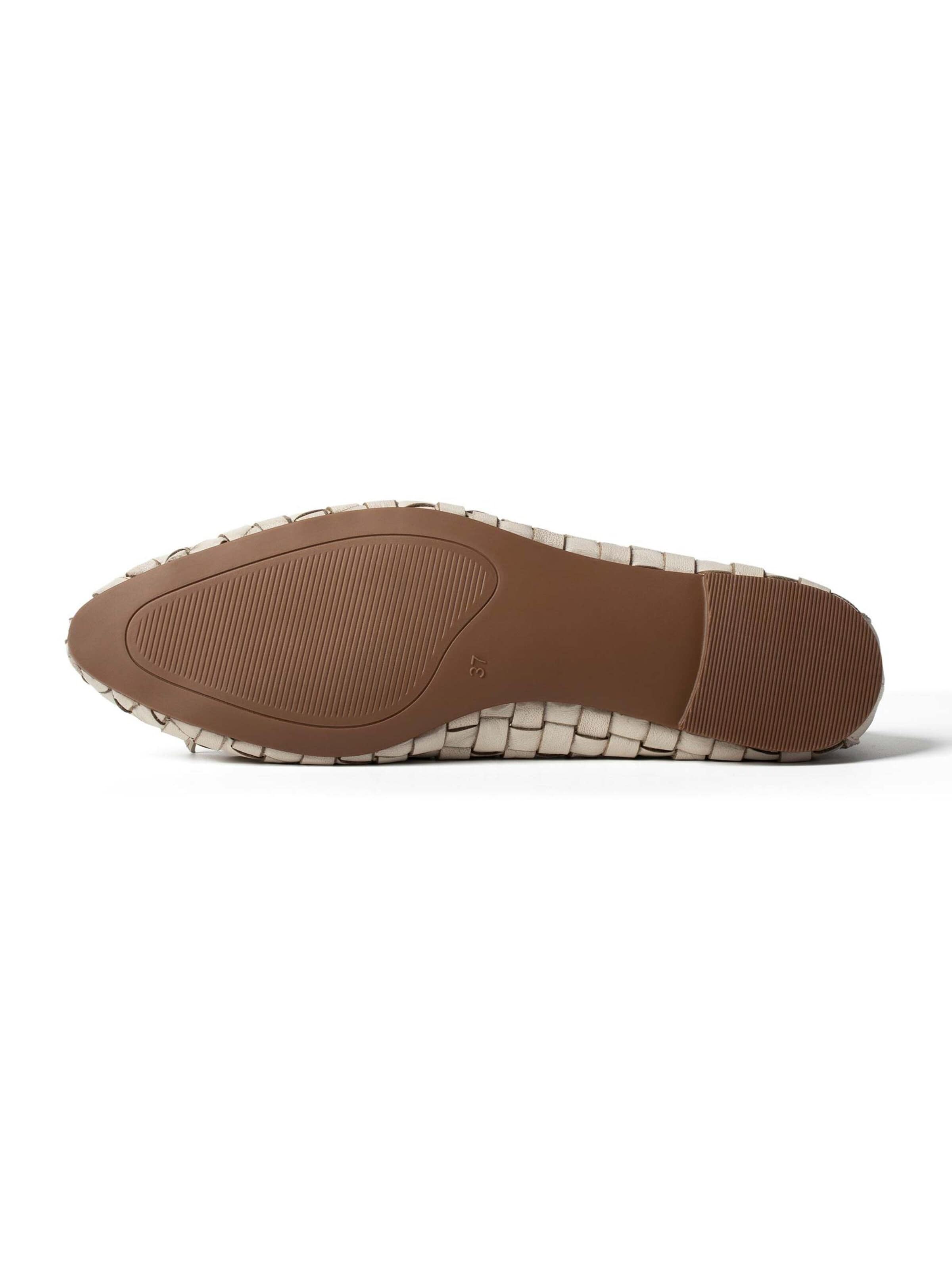L37 HANDMADE SHOES Ballerina 'UP IN THE AIR' in Wit