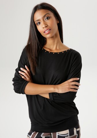 Aniston SELECTED Shirt in Black