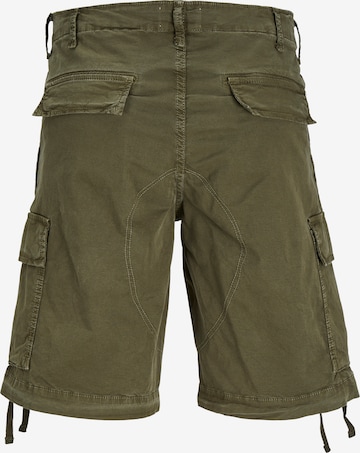 JACK & JONES - Regular Calças cargo 'COLE TUCKER' em verde