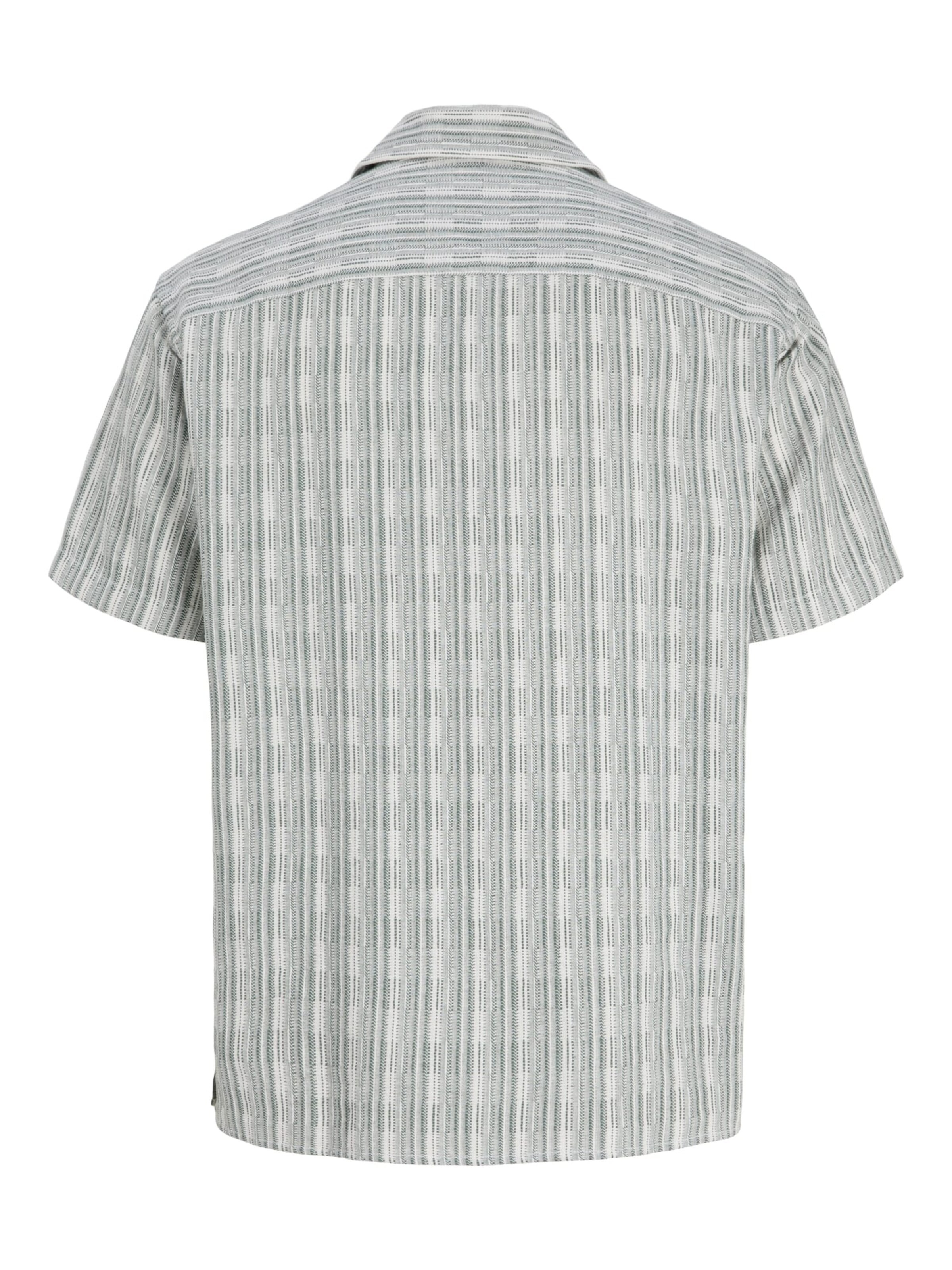 JACK & JONES Comfort fit Button Up Shirt in Green