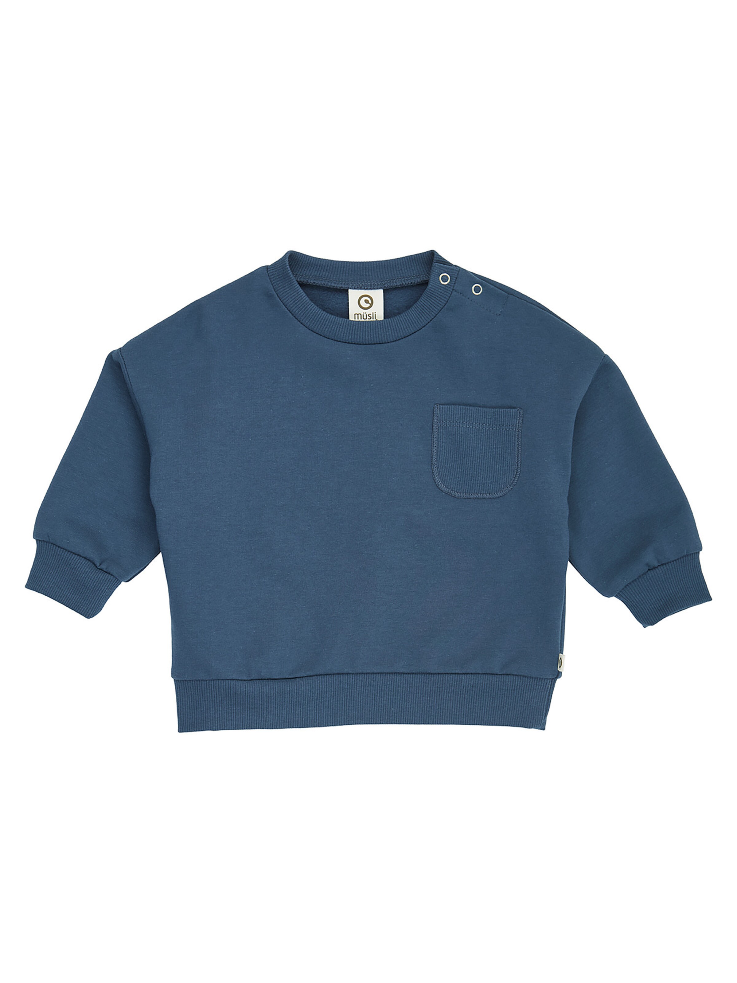 Müsli Sweatshirt in 56 in de kleur Donkerblauw, Productweergave