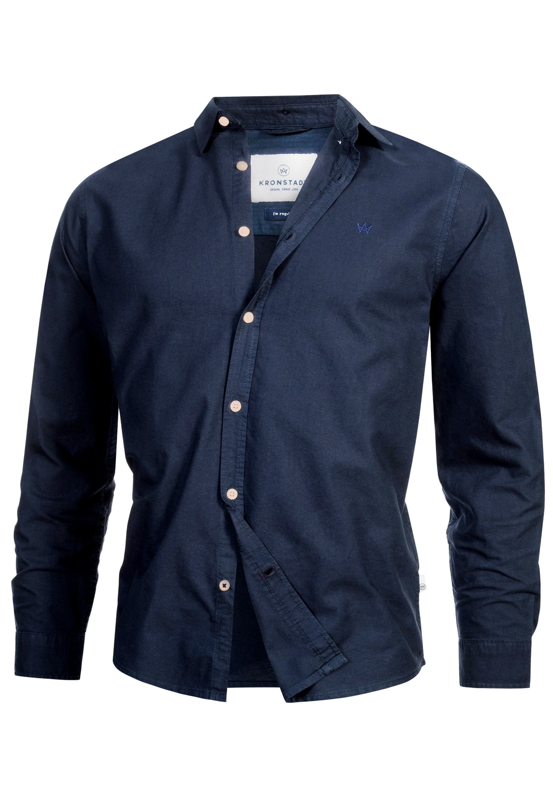 Kronstadt Regular fit Button Up Shirt 'Brad' in Blue: front