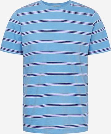 Folk Shirt in Blauw: voorkant