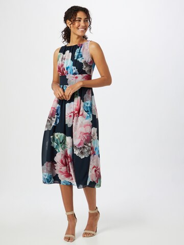 Robe SWING en bleu : devant