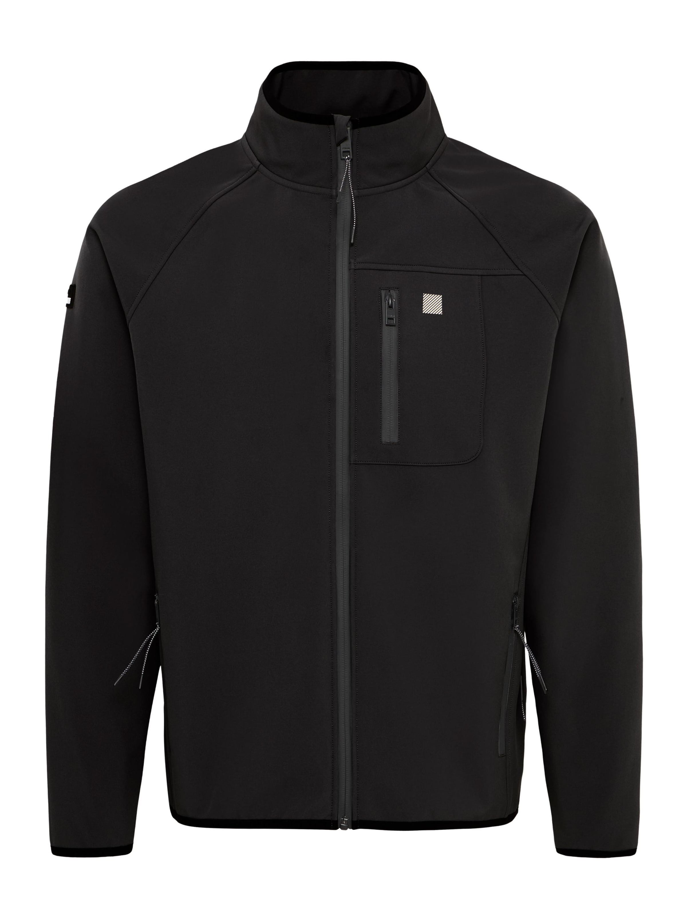 !Solid - Casaco meia-estação 'Solane' em preto: frente