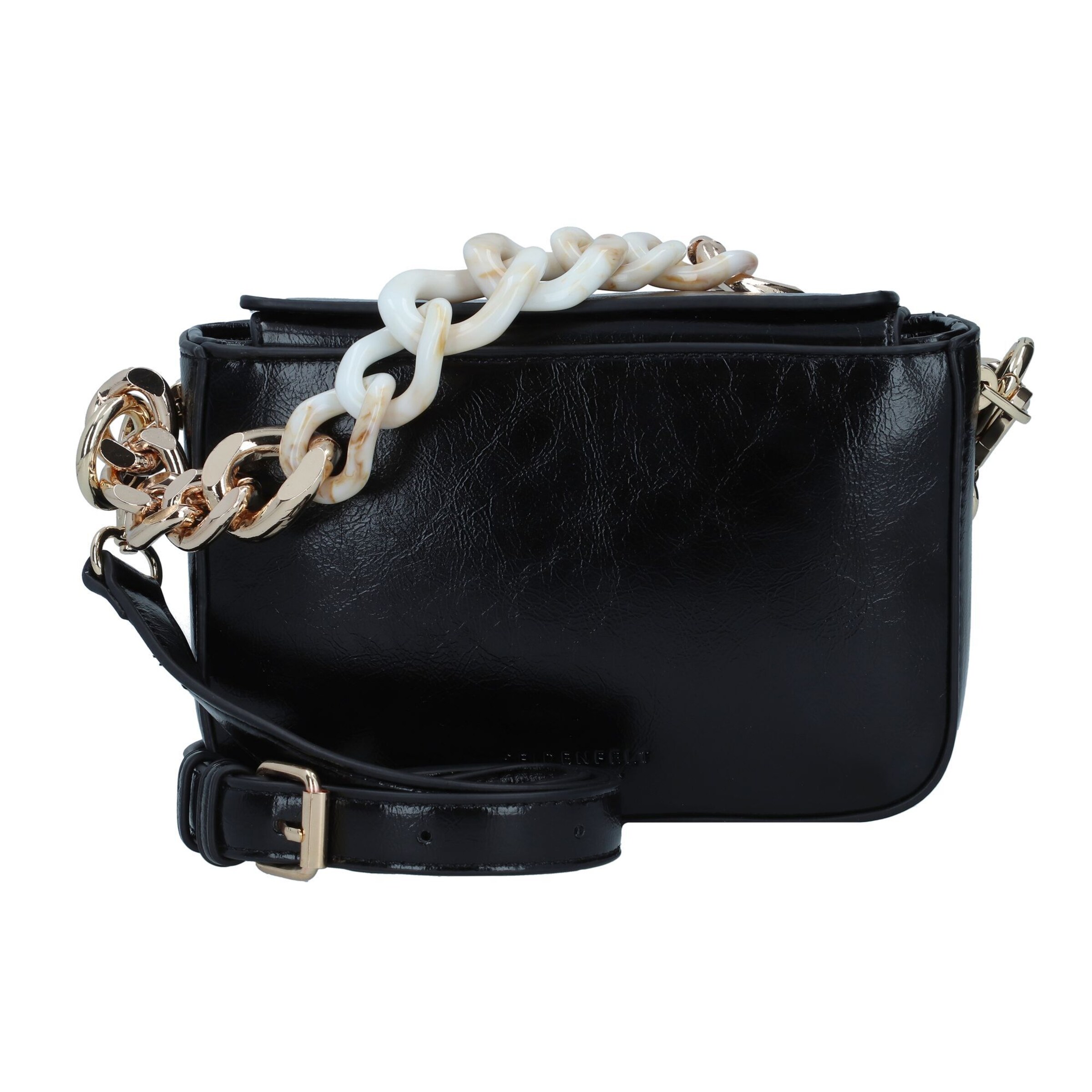 Seidenfelt Handtas 'Sokna' in Zwart: voorkant