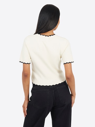 Cardigan BRAVE SOUL en blanc