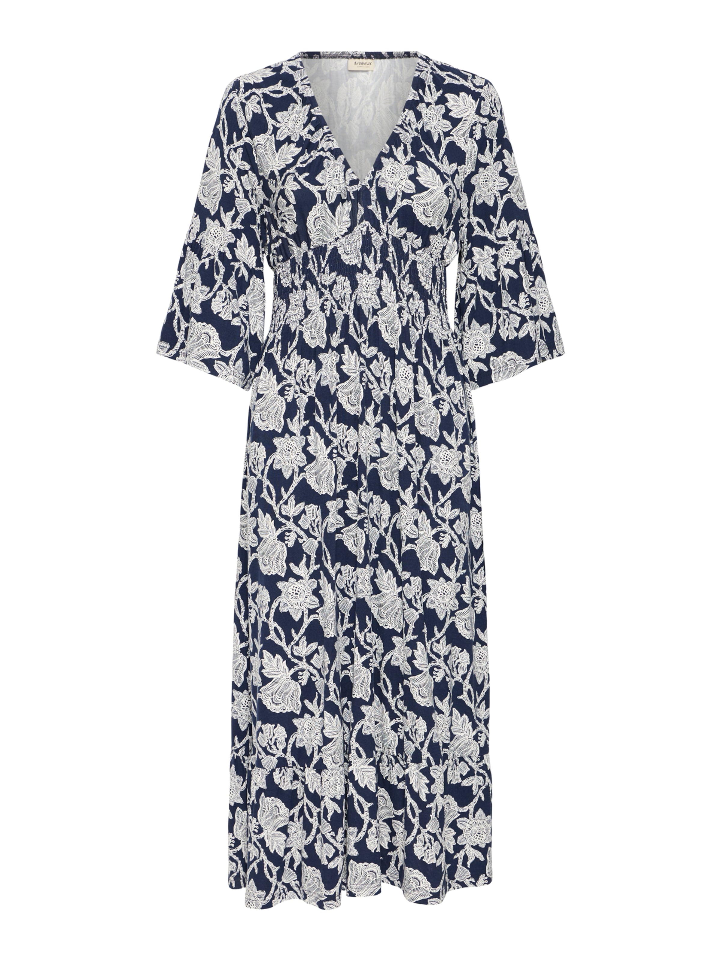 Rochie 'Amy' de la Fransa pe albastru: față