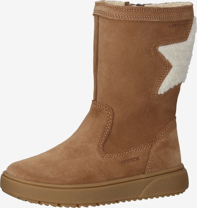 GEOX Bottes en marron / blanc, Vue avec produit