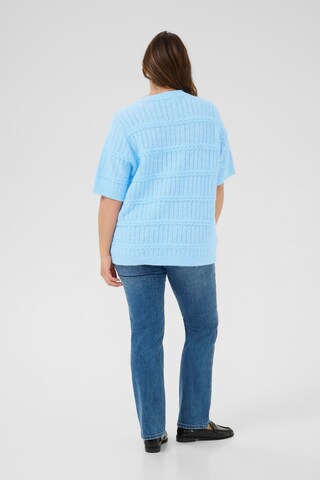 KAFFE CURVE Pullover 'KCminia' in Blau