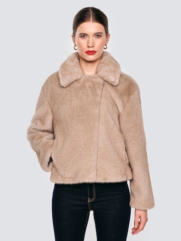 BIG STAR Winter jacket 'GODIVASA' in Beige: front