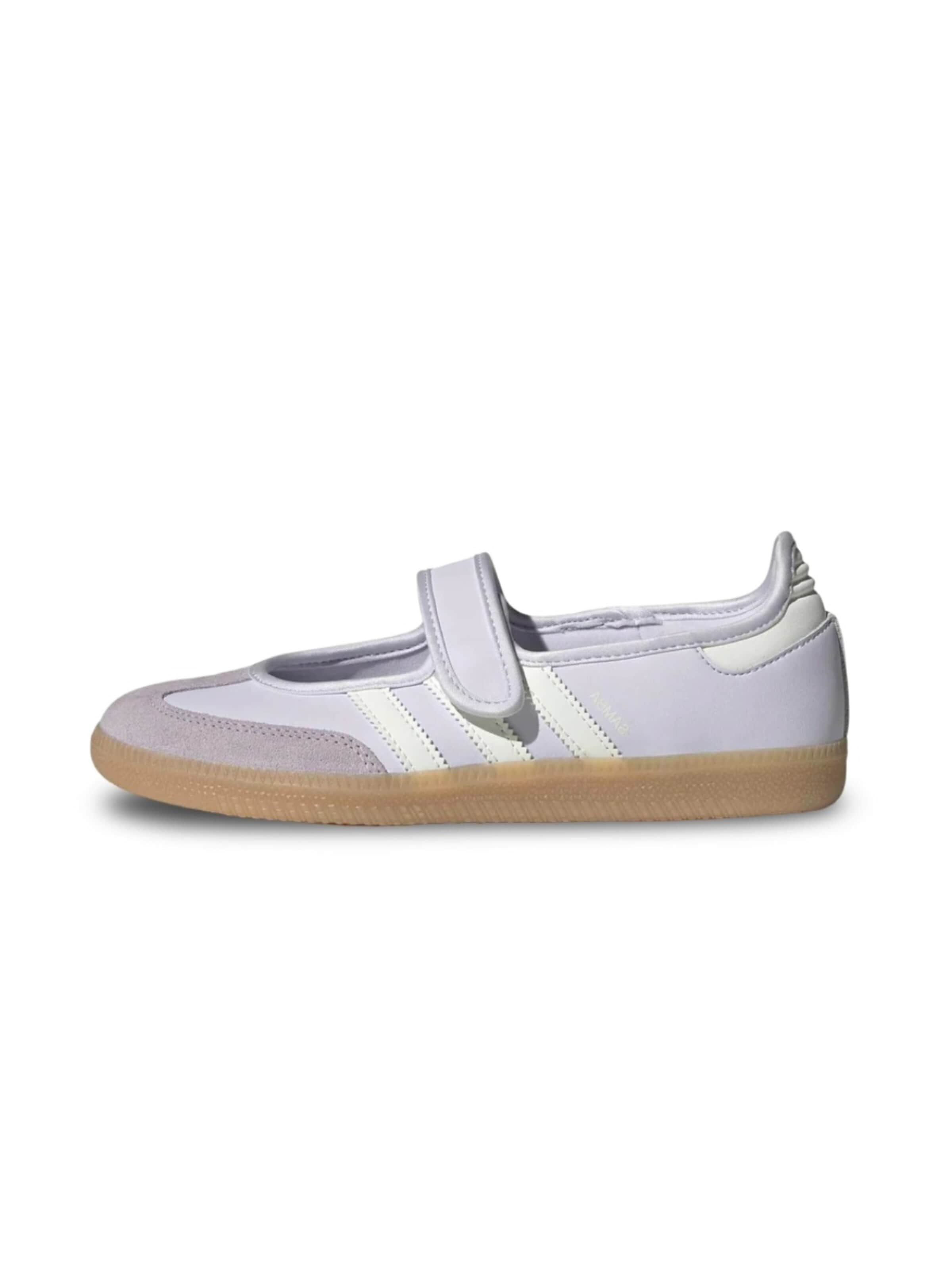 ADIDAS ORIGINALS Ballet Flats with Strap 'Samba Jane' in Purple: front
