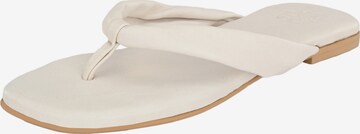 Apple of Eden T-Bar Sandals 'SCARLETT' in White: front