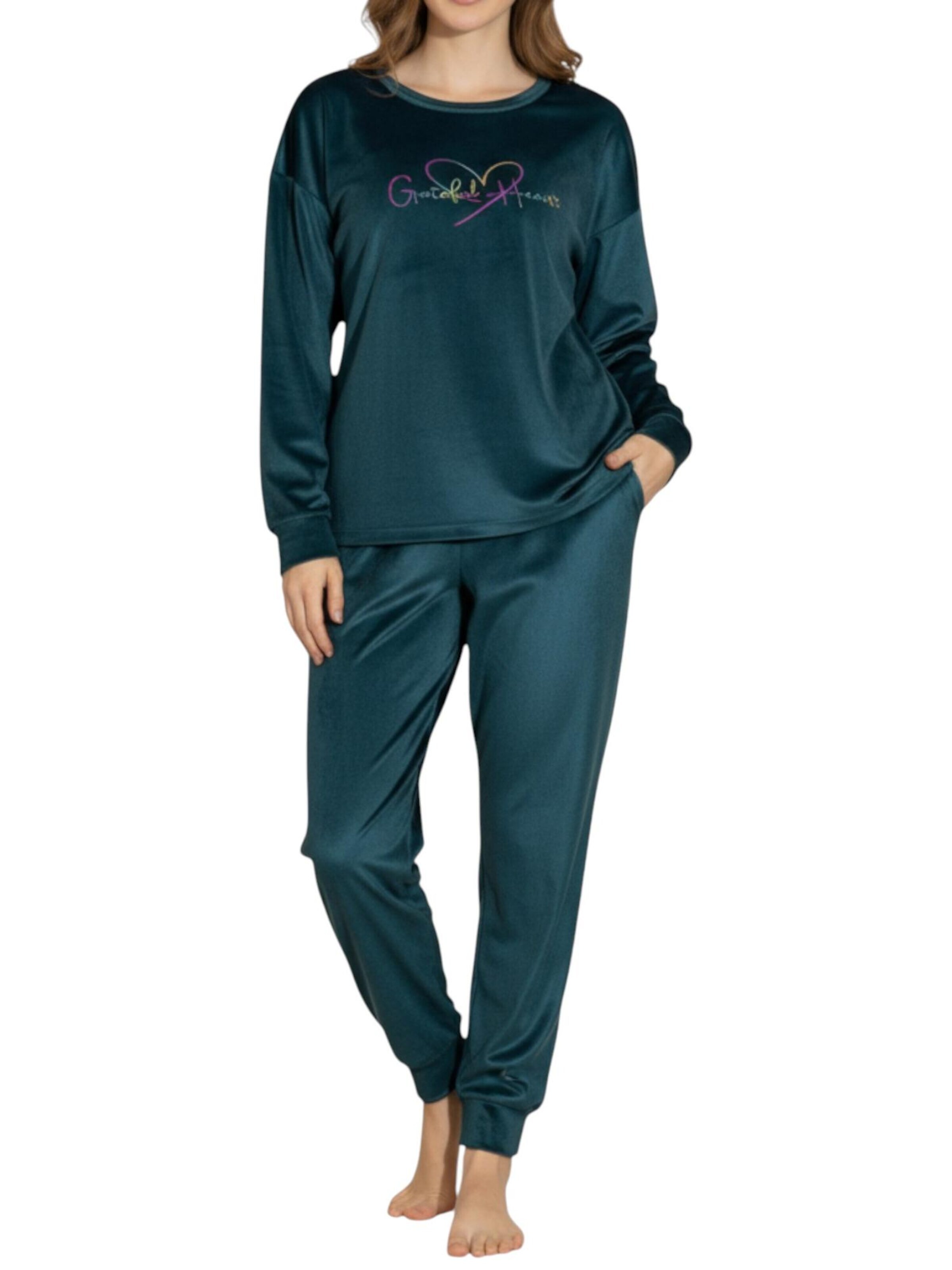 fashionshowcase Pyjama 'VelvetDream' in Groen