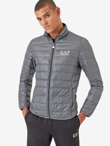 EA7 Emporio Armani Between-Season Jacket in Grey: front