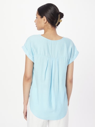 Fransa Blouse 'HOT' in Blauw