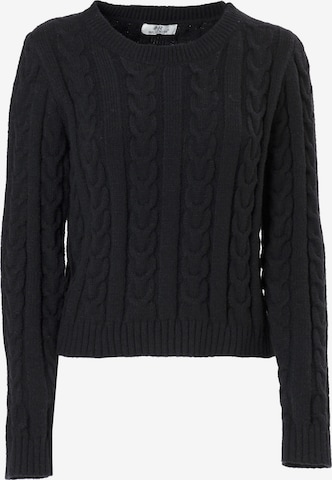 Influencer Sweater in Black: front