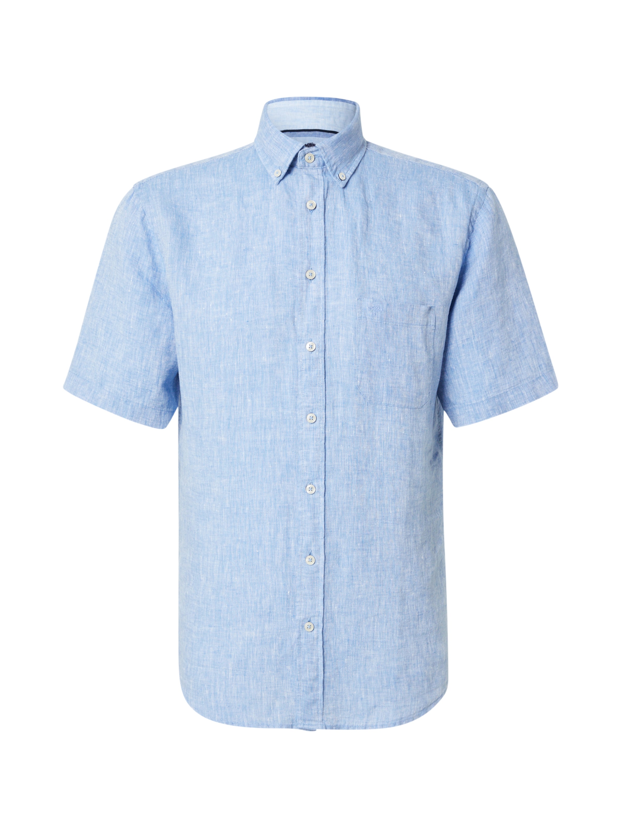 FYNCH-HATTON Rovný strih Košeľa - Modrá: predná strana