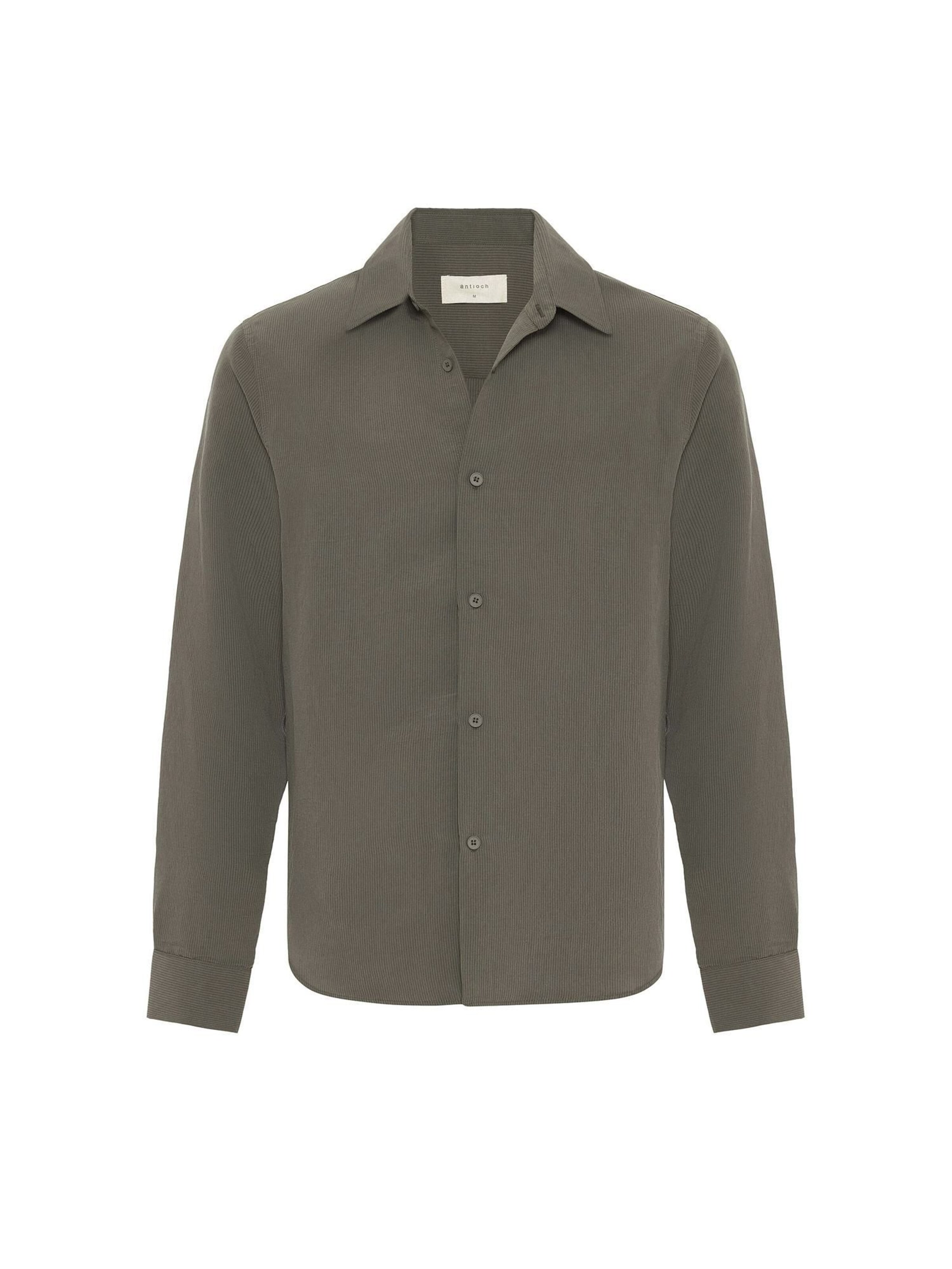 zaļš Antioch Komforta piegriezums Krekls: no priekšpuses