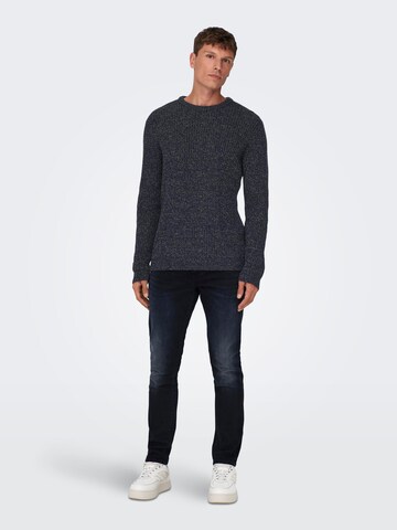 Only & Sons - Pullover 'MALAKI' em azul