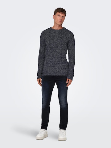 Only & Sons Pullover 'MALAKI' in Blau