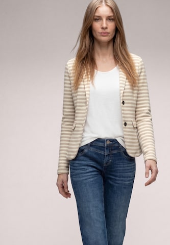 STREET ONE Blazer in Beige: front