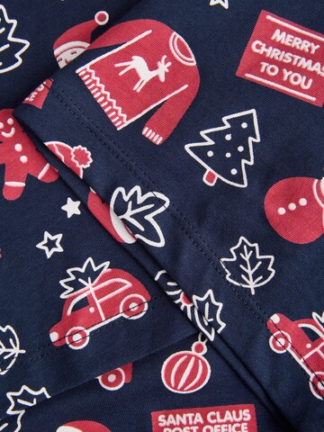 JACK & JONES Tričko 'JJBELL XMAS' – modrá
