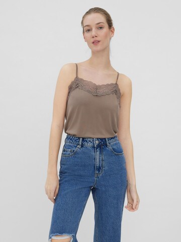 VERO MODA Top 'Fallon' in Brown: front