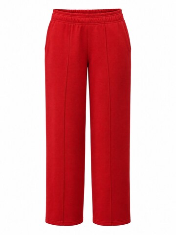 Pantalon 'Jogginghose' Ethiquet en rouge : devant