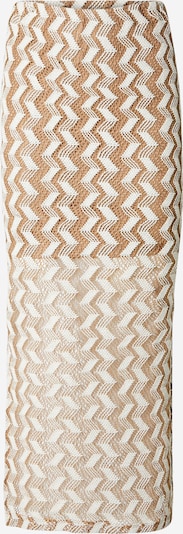 Sijonas 'VMTIKKA' iš VERO MODA, spalva – kupranugario / balta, Prekių apžvalga