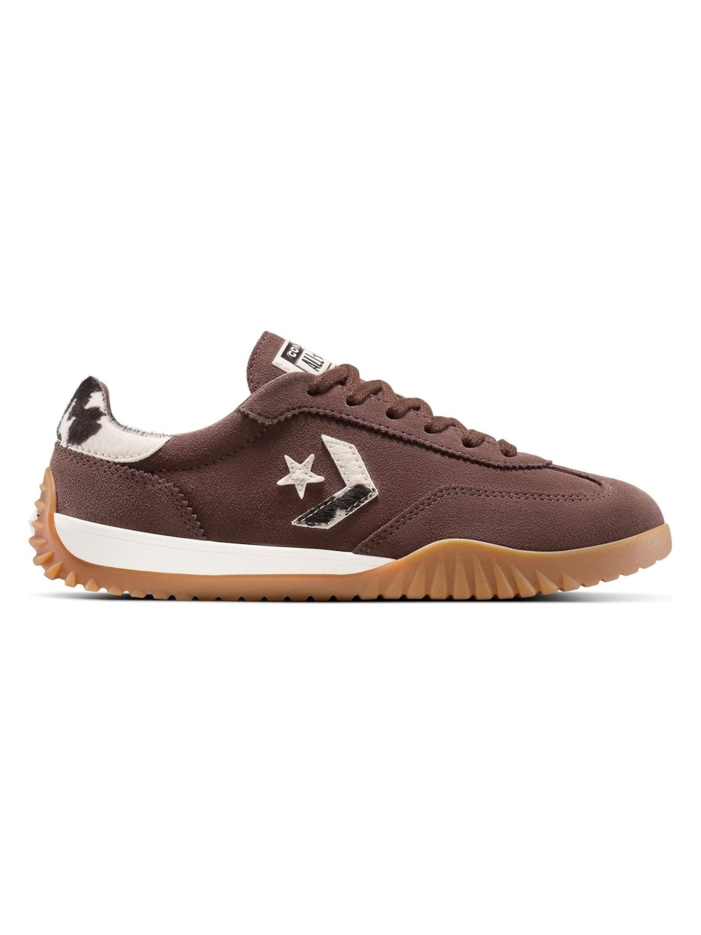 Baskets basses 'Converse Run Star Trainer Suede' CONVERSE en marron : devant