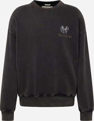 Sweat-shirt Abercrombie & Fitch en noir : devant