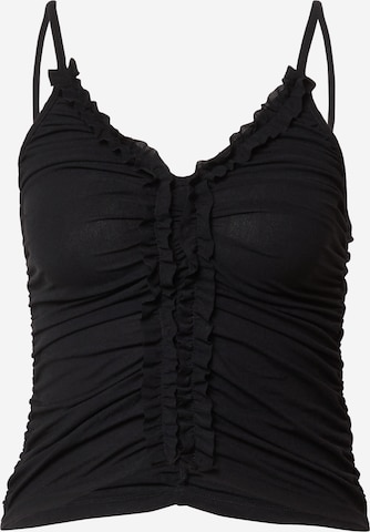 WEEKDAY Top in Schwarz: predná strana