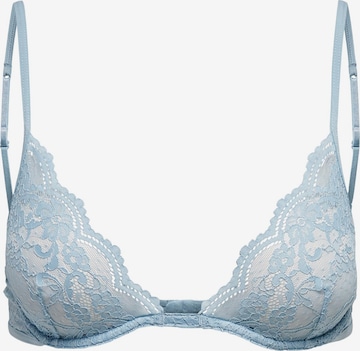 ONLY Triangle Bra 'Willow' in Blue: front
