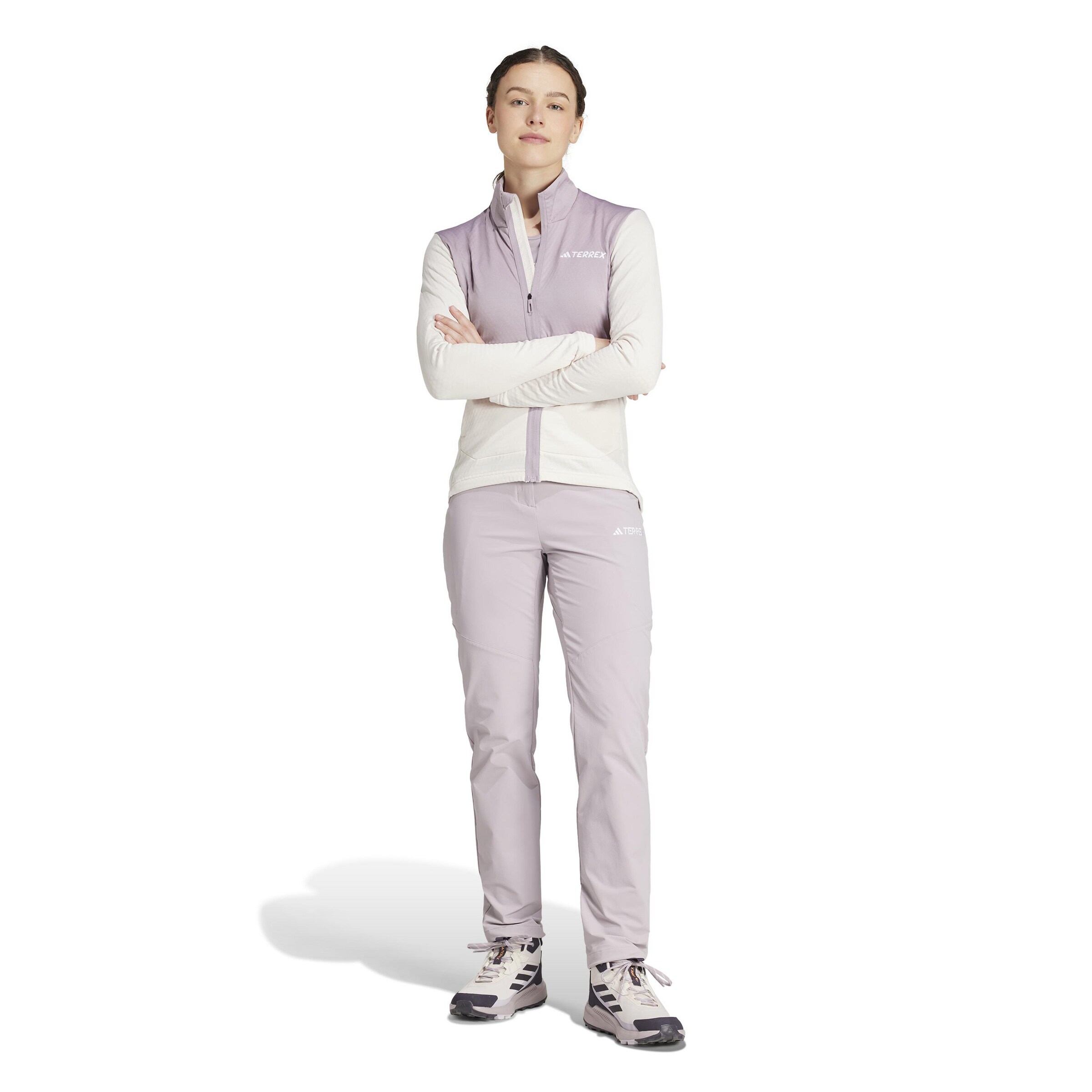 ADIDAS TERREX Athletic Fleece Jacket 'Multi Light' in Purple