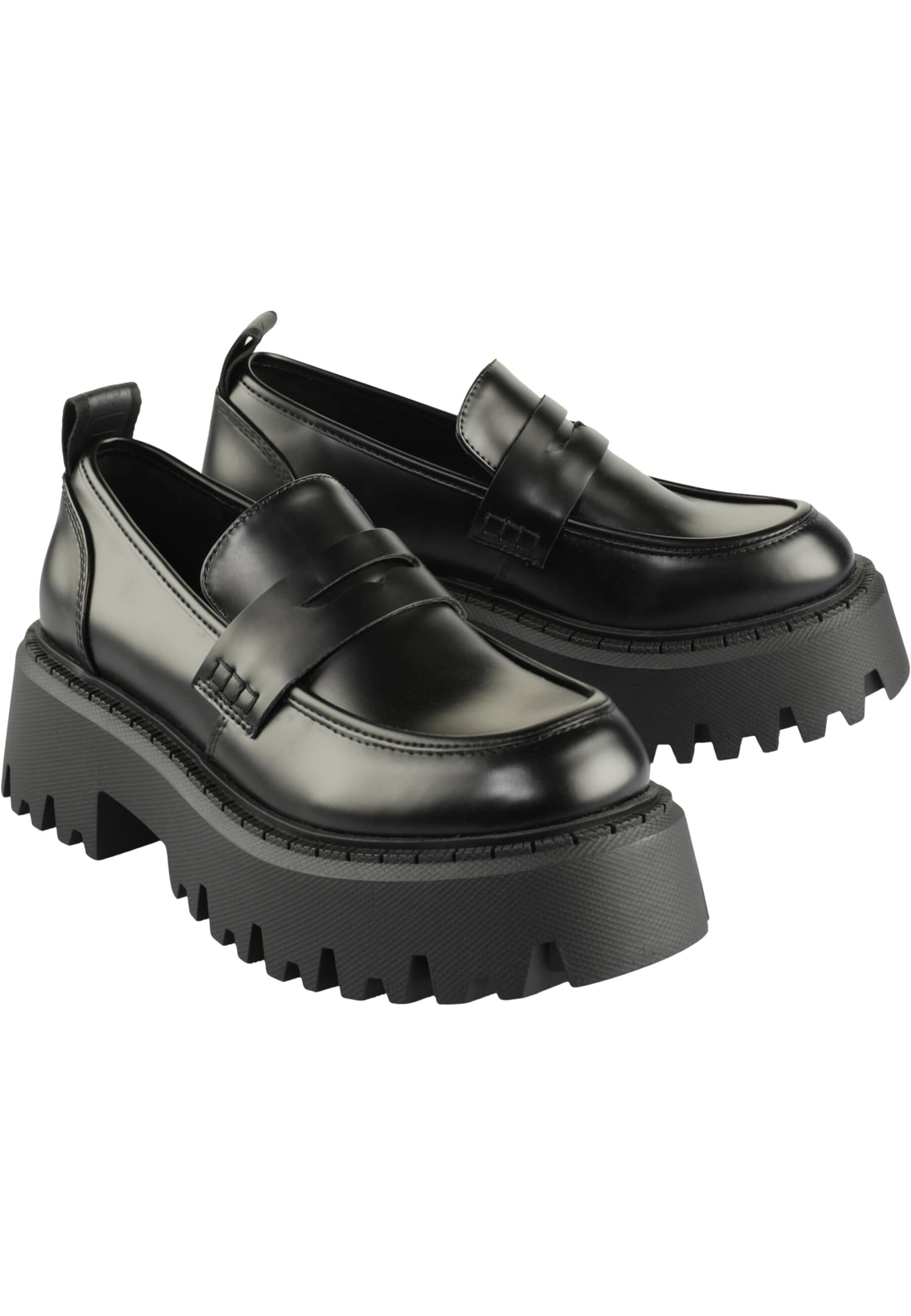 BUFFALO - Sapato Slip-on 'Aspen' em preto