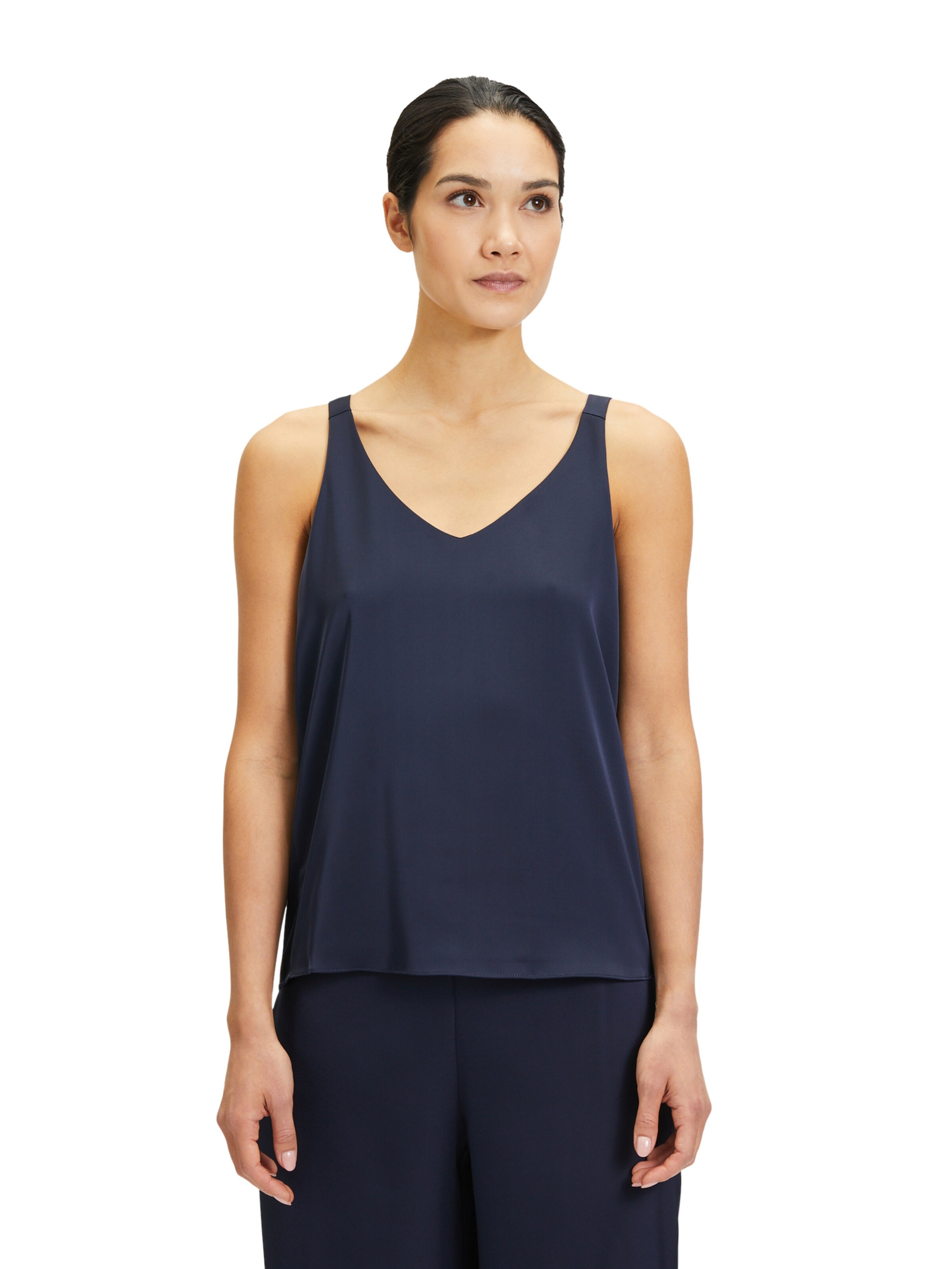 Vera Mont Blouse in Blauw: voorkant