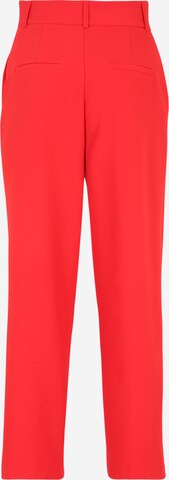 Warehouse Petite - Pierna ancha Pantalón en rojo