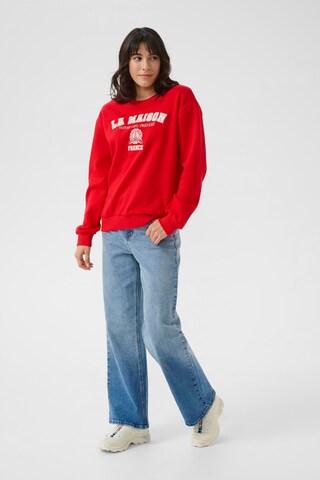 Kaffe Sweatshirt 'KABerta' in Rood
