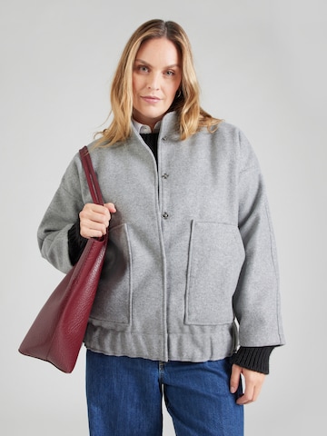 Veste mi-saison 'NMHALSTON' Noisy May Curve en gris : devant