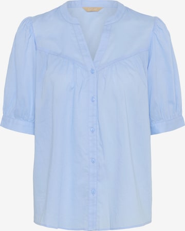 Chemisier 'Cybelle' CULTURE en bleu : devant