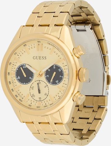 GUESS Analoginen kello värissä kulta: etupuoli