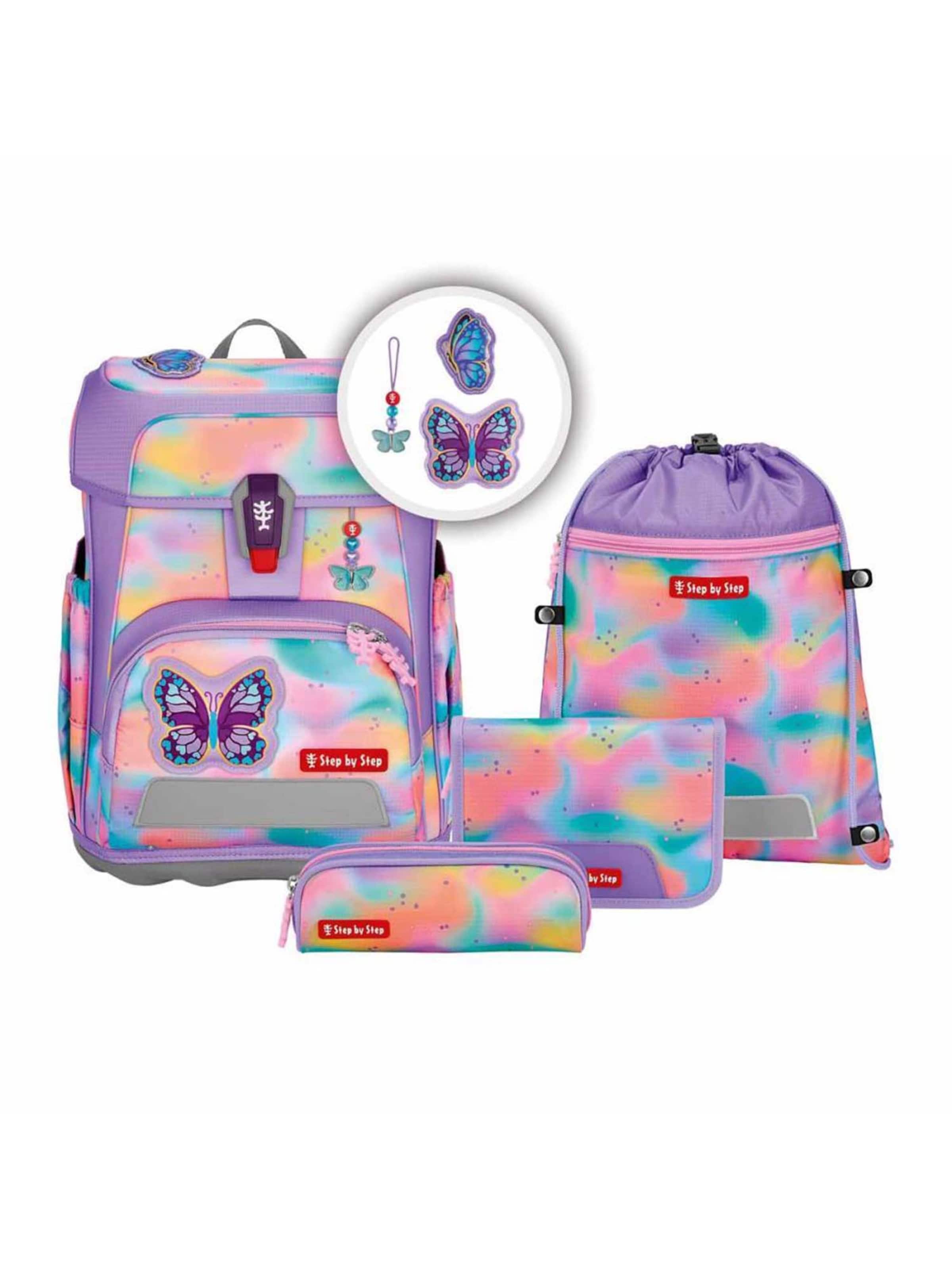 STEP BY STEP Rucksack 'Cloud Schulranzen Set 5tlg.' in Pink: Vorderseite